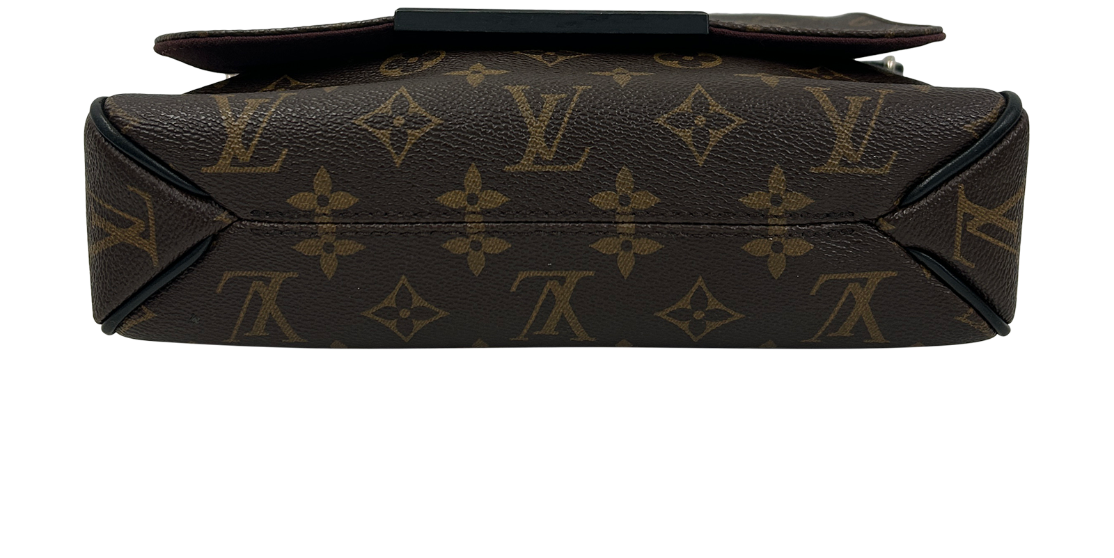 District Messenger, 740&euro;, Bolso, Marrón/Negro, Canvas - General, Vista superior